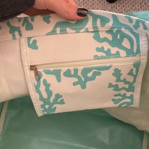 Coral beach bag - Picture 3 of 4